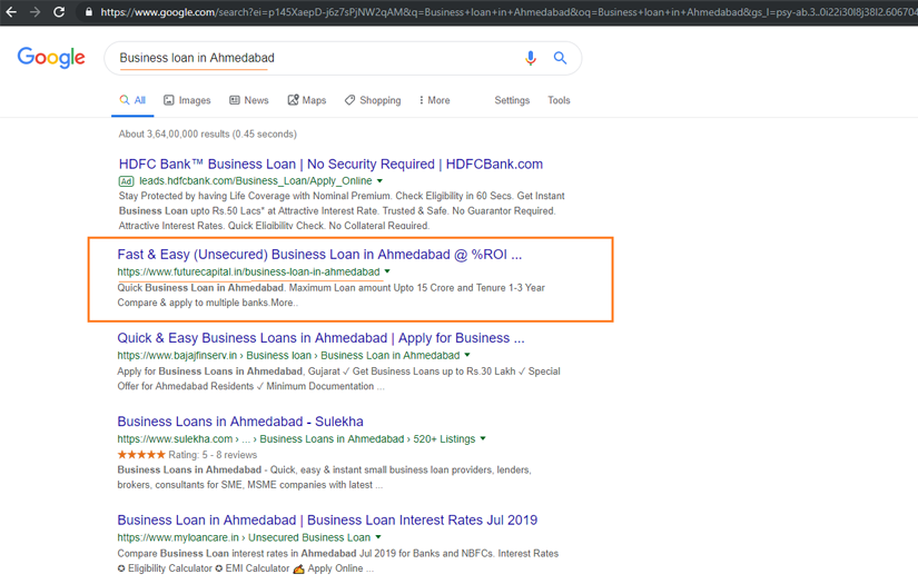 Future Capital - SEO screenshot 1